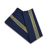 Adidas Cotton Trouser For Men-Dark Navy With Parrot Stripes-BE964