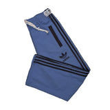 Adidas Cotton Trouser For Men-Dark Blue With Black Pocket & Stripes-BE1072