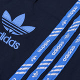 Adidas Cotton Trouser For Men-Dark Navy With Blue Stripes-BE2235