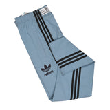 Adidas Cotton Trouser For Men-Bond Blue With Black Stripes-BE985