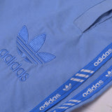 Adidas Cotton Trouser For Men-Light Sky Blue With Blue Stripes-BE2241