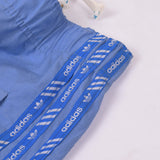 Adidas Cotton Trouser For Men-Light Sky Blue With Blue Stripes-BE2241