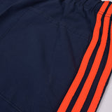 Adidas Cotton Trouser For Men-Dark Navy With Orange Stripes-BE2244