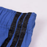 Adidas Cotton Trouser For Men-Royal Blue With Blue Black Stripes-BE2243